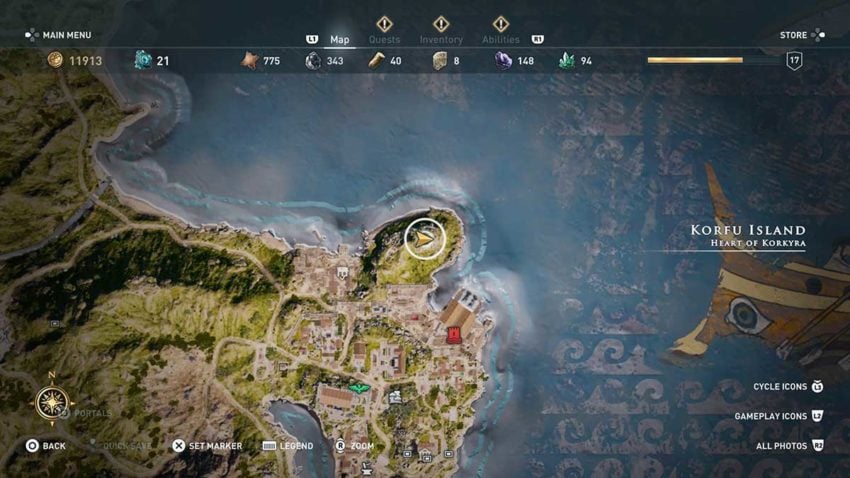 statue-of-apollo-map-reference-assassins-creed-odyssey