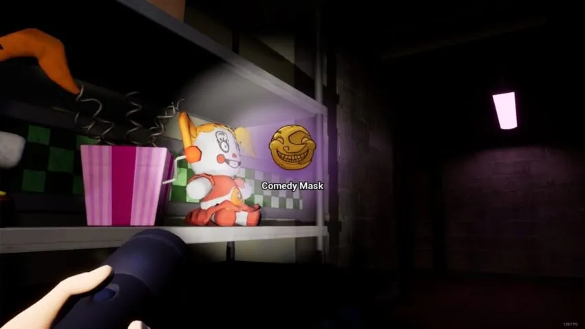 Where to find the Comedy Mask in Five Nights at Freddy's: Security ...