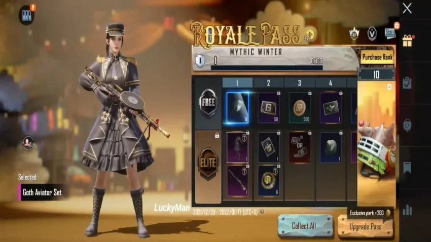 PUBG Mobile Royale Pass Month 7 all free and premium rewards
