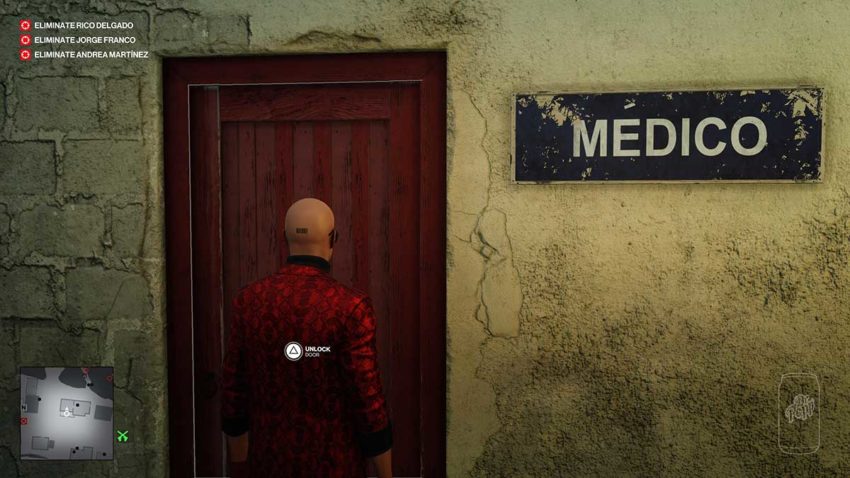 step-1-become-the-drug-smuggler-hitman-3-santa-fortuna