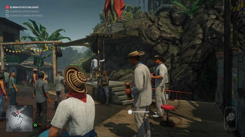 keep-drumming-47-hitman-3-santa-fortuna