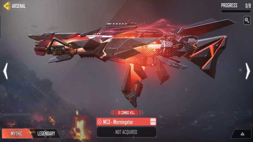 COD Mobile mythic weapons