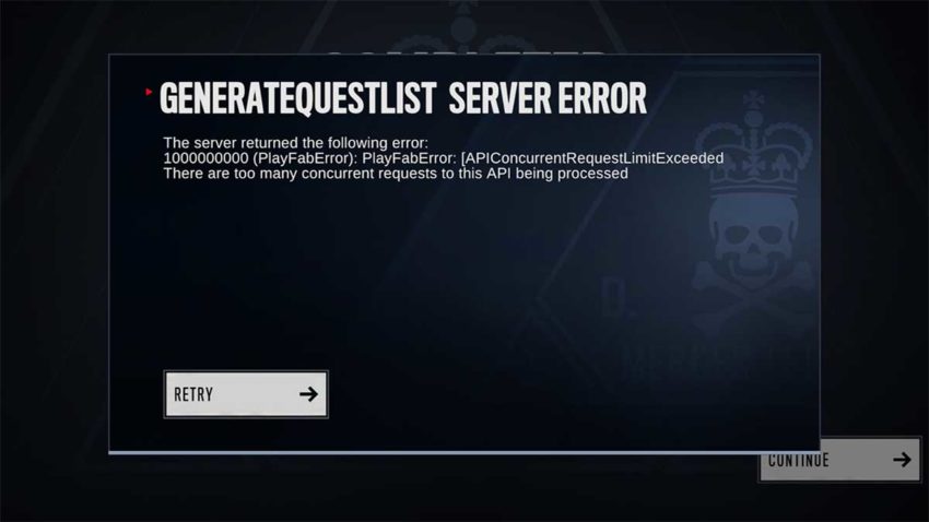 generatequestlist-server-error-hitman-sniper-the-shadows