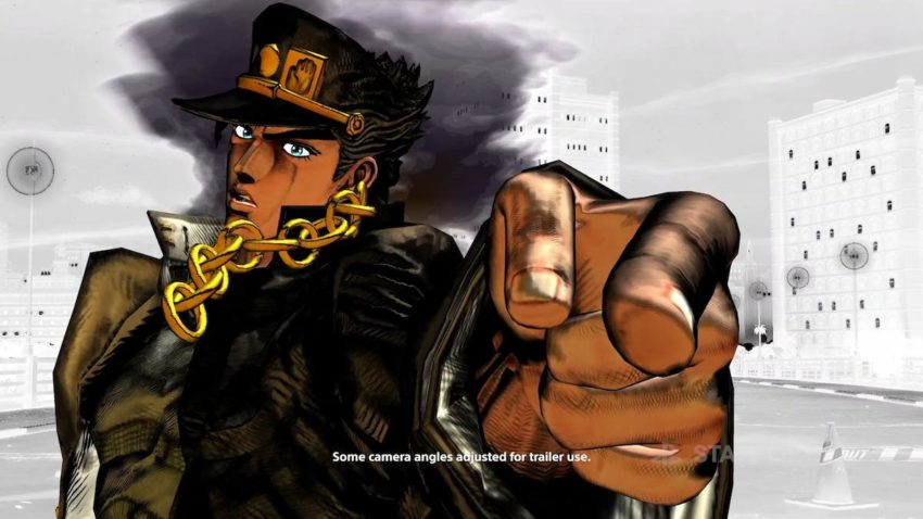 Screenshot from trailer for JoJo's Bizarre Adventure All Star Battle R