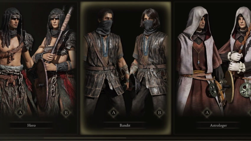 Elden Ring classes Bandit