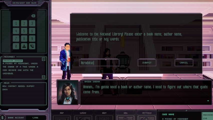 Amira Darma searches for the author Herodotus