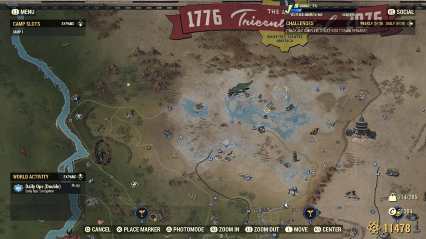 Fun Fact: According to my calculations, Fallout 3's map is almost exactly  60% the size of Fallout 76's map. : r/fo76
