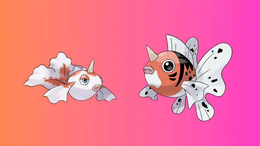 Goldeen / Seaking original fish Pokémon from the 150 first