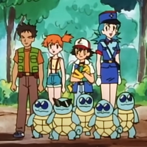 Squirtle and the gang wearing shades
