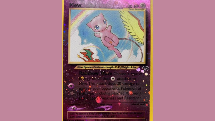 the-southern-islands-reverse-holo-mew-valuable-starter-pokemon-cards