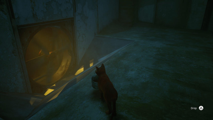 how-do-you-get-past-the-fans-in-the-dead-city-in-stray