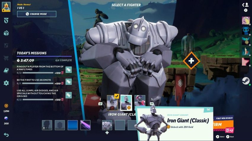 Iron Giant's classic skin