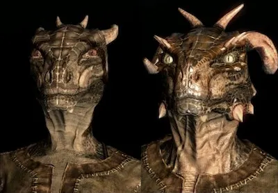 Male and Female Agonian in Skyrim