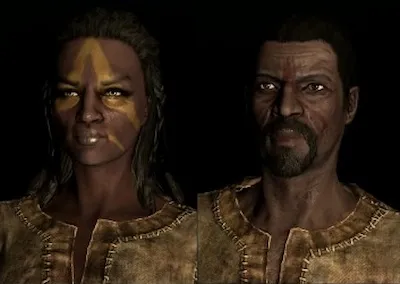 Female and Male Reguard characters
