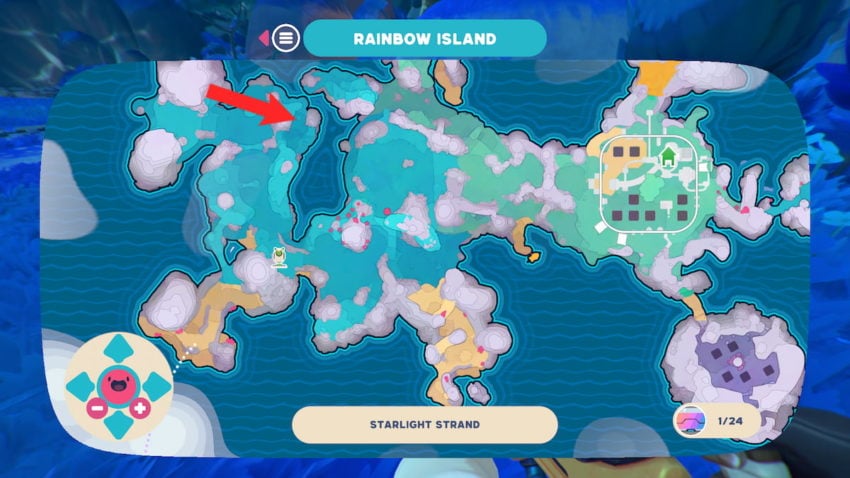 Slime Rancher 2 Starlight Strand - Map, nodes, slimes, and
