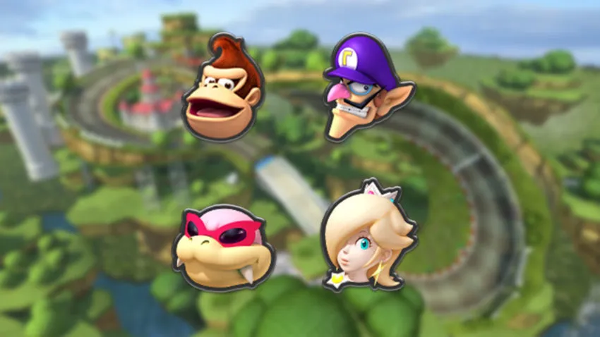 Mario Kart 8 Delux Donkey Kong Waluigi Roy Rosalina