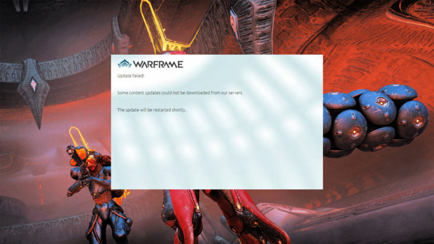 Bezem baai overeenkomst How to fix the "Update Failed" error in Warframe - Gamepur