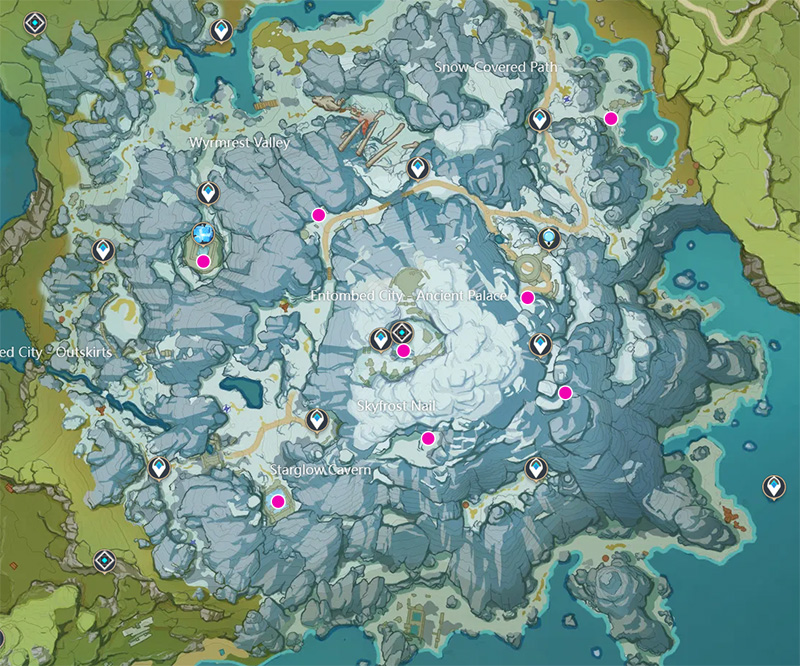 Genshin Impact SnowTombed Starsilver How to get it, stats, and