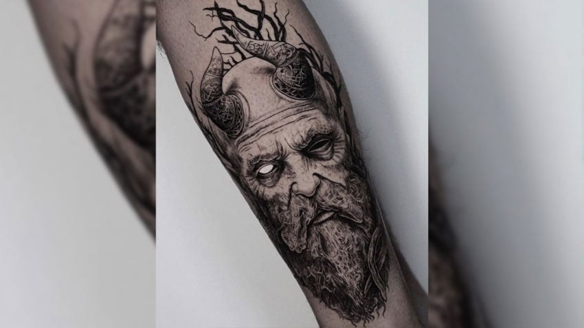 God of War Tattoo on Shoulder  Best Tattoo Ideas Gallery
